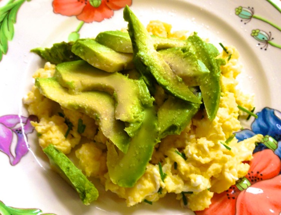 Avocado scrambled Eggs recipe