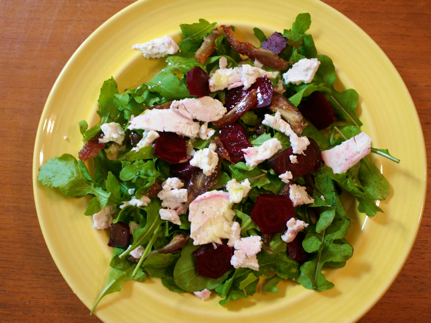beets and goat cheese salad, Beet and Goat Cheese Salad recipe