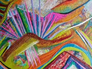 An Oil Painting with Details