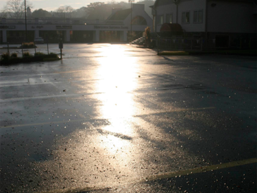 Polly Castor Photography: Rain on the Parking Lot