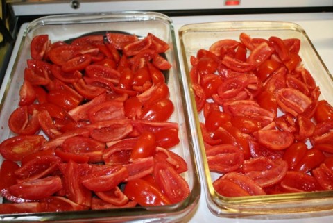 Oven Roasted Roma Tomatoes