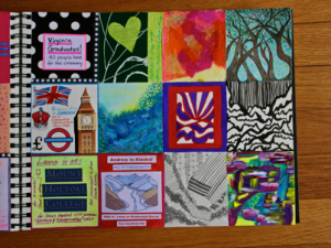 Another Page Done in My Box-A-Day Art Journal