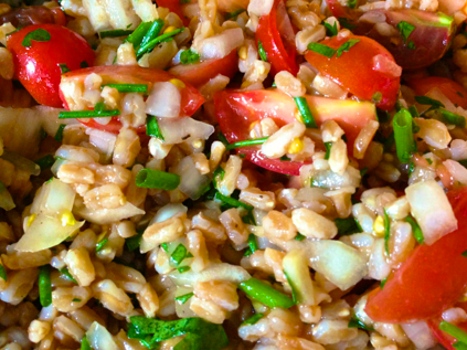farro with tomatoes