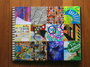 Fifteenth Page Done in My New Box-A-Day Art Journal