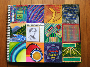 9th Page in my 3rd Box-A-Day Art Journal