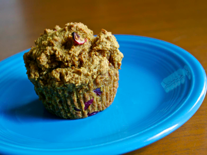 pumpkin cranberry muffins