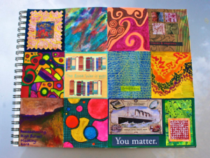5th Page in my 3rd Box-A-Day Art Journal