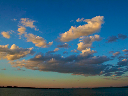 Sky with clouds