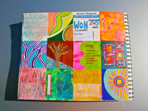 20th Page Done in my 3rd Box-A-day Art Journal