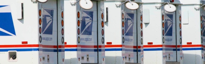 Mail trucks