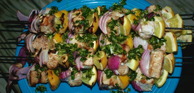 Swordfish Skewers