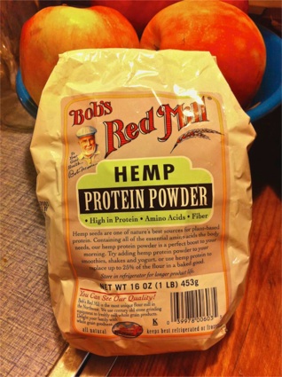 Hemp protein powder