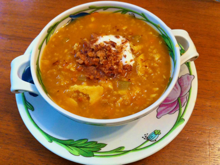 Curried Sweet Potato Soup, millet soup recipe, millet soup, Curried Sweet Potato Soup recipe