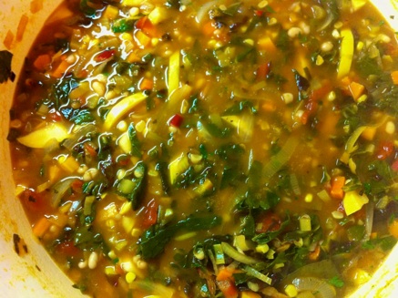 Swiss chard soup recipe