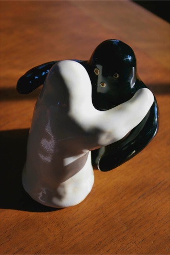 pottery salt and pepper shakers