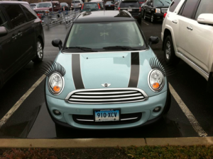 Car with Eyelashes
