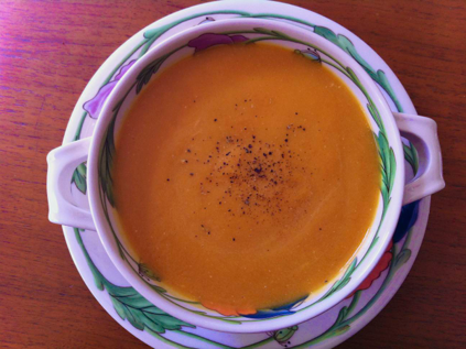 easy carrot ginger soup