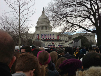 at the Inauguration