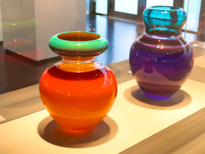 art glass, museum art glass, Corning art glass