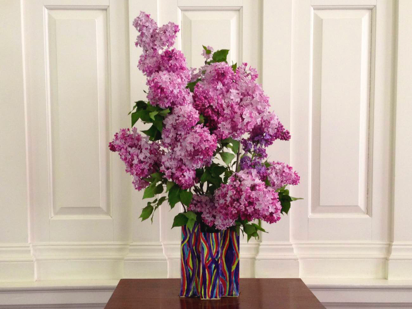 lilac vase