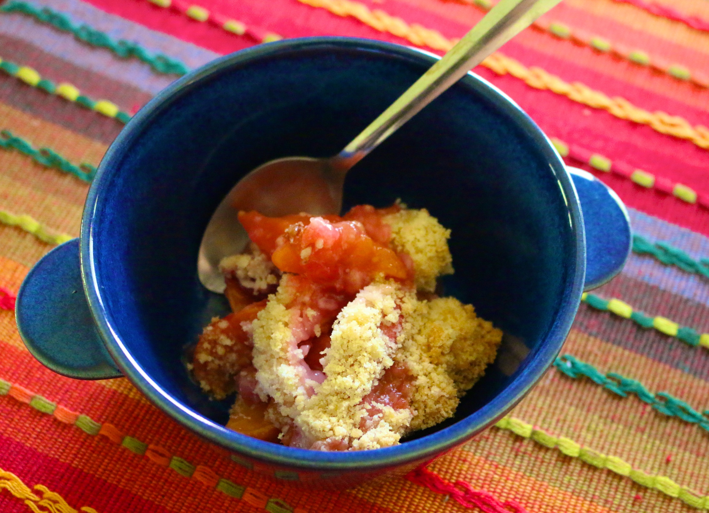 peach crumble recipe