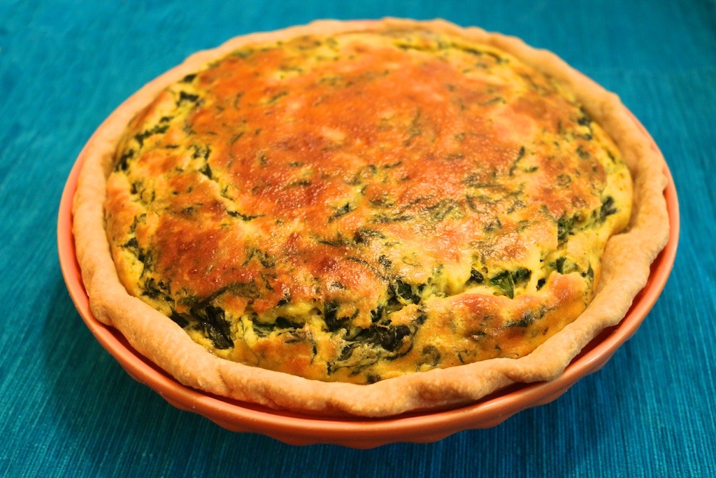 recipe spinach quiche, how to make spinach quiche