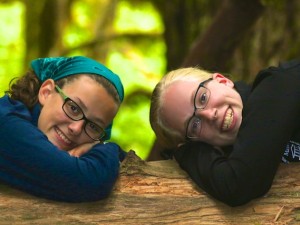 Daughters Frolic in the Coastal Redwoods