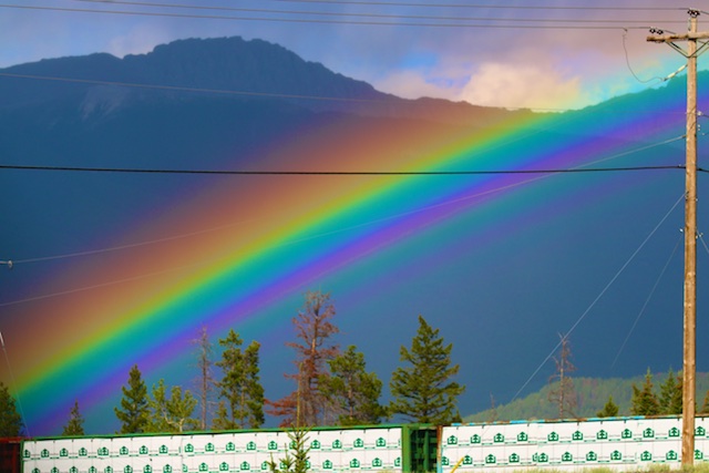 rainbow photos, close-up rainbow, double rainbow, quad rainbow