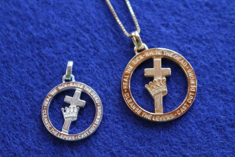 Cross and Crown Pendant