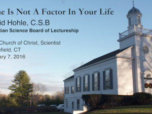 Lecture: Time is NOT a Factor