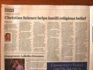 Today’s Newspaper Article: From Atheism to Believing in Divine Love