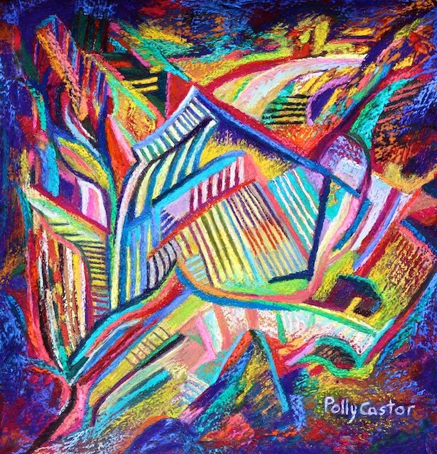 Rubiayat (pastel) by Polly Castor