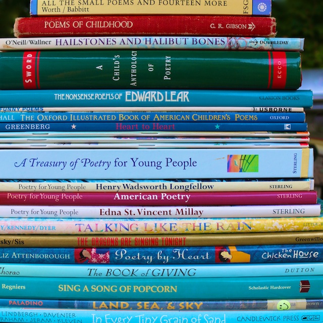 Best poetry books for children, best poetry books for young adults, best poetry books for young people