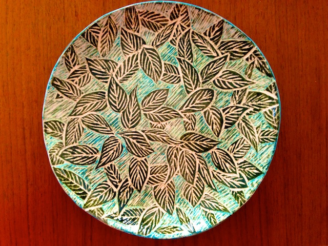 sgraffito ceramics by Polly Castor
