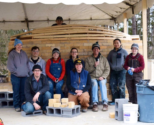 building a wood-fire kiln