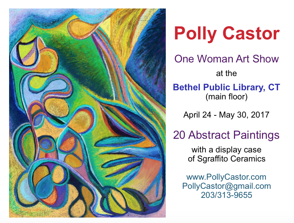 One Woman Art Show at the Bethel Library