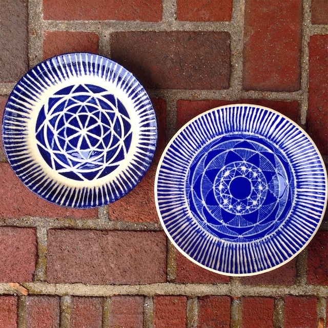 Sgraffito Pottery by Polly Castor (Commissions)