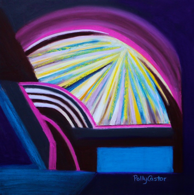 Healed from the Bed of Pain (pastel) by Polly Castor