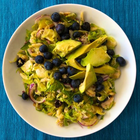 Tuna Salad Recipe with Shaved Brussels Sprouts