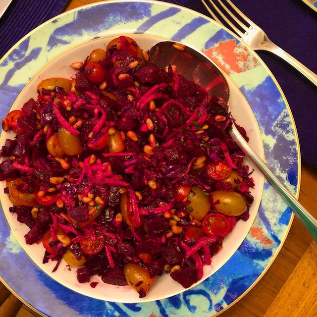 Roasted Beet and Tomato Salad Recipe