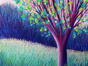 Field of Dreams (New Abstract Landscape in Pastel)