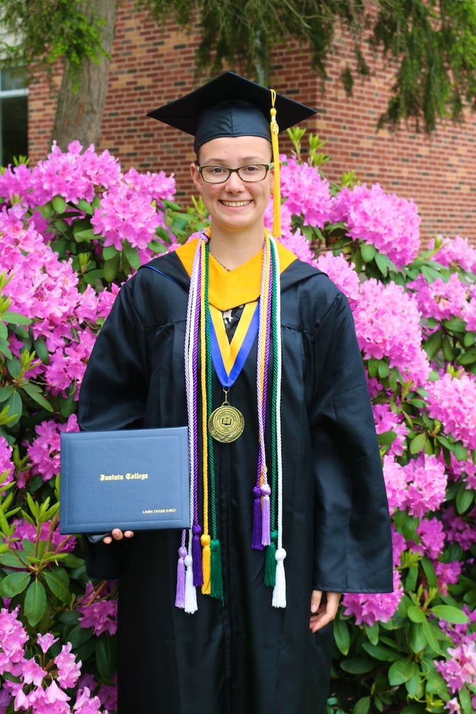 our daughter graduates with honors