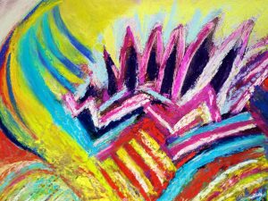 Working on Visual Texture in Pastel