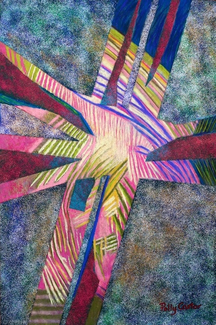 Breaking Through (pastel) by Polly Castor