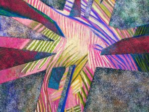 Breaking Through (New Abstract Painting in Pastel)