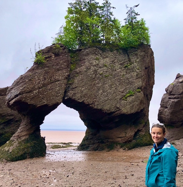 Hopewell Rocks sea stack photos