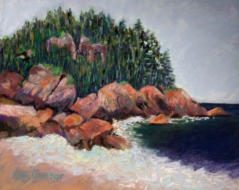 plein air painting by Polly Castor