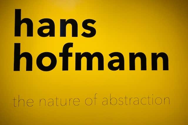 Hans Hoffmann exhibit