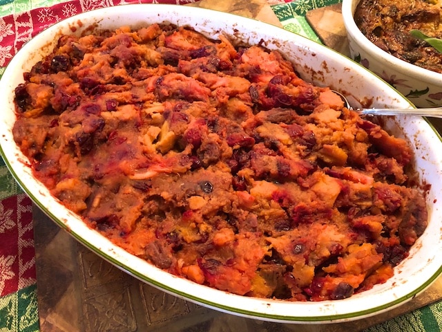 Yam and Cranberry Casseroles Recipe