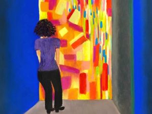 At the Portal of the Afterlife (New Abstract Conceptual Painting)